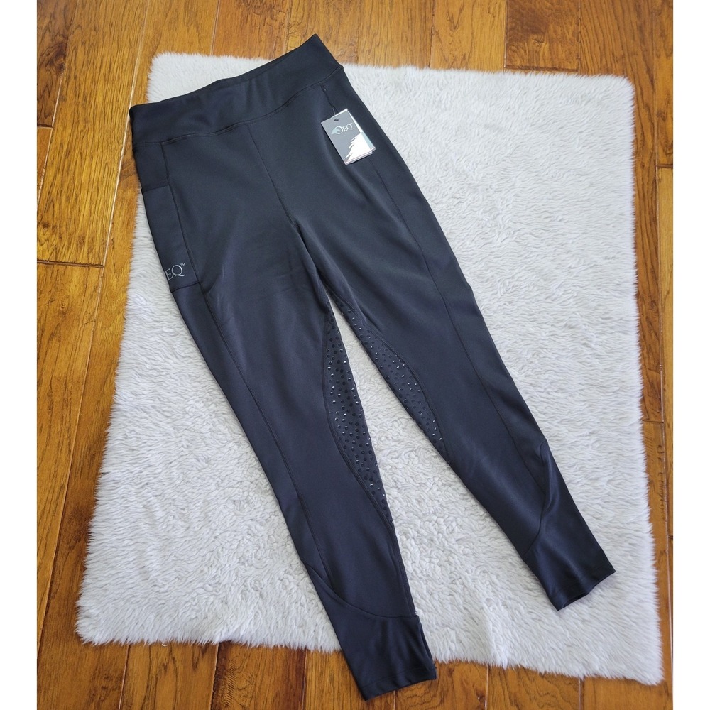 NWT OEQ Winter Riding Tight Thermal Breeches Women's Medium Black